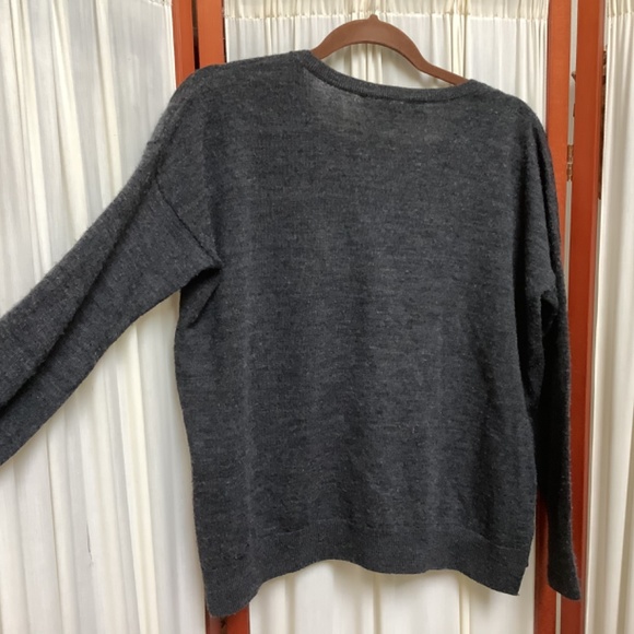 French Connection Wool Sweater With Polar Bear Size Medium - Picture 5 of 10